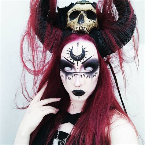 Occult inspired makeup artist